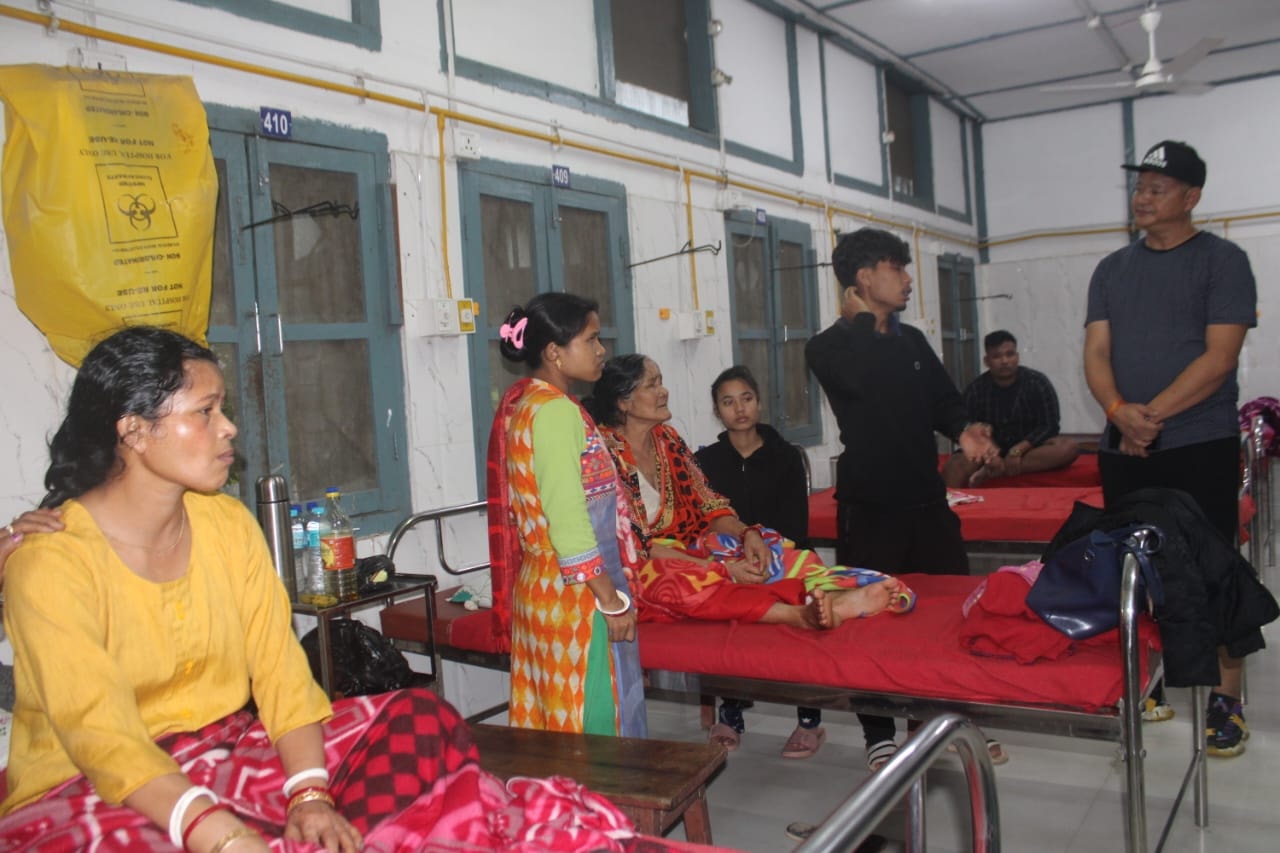  Mayor Tame Phassang visits survivors of landslide tragedy at RK Mission Hospital