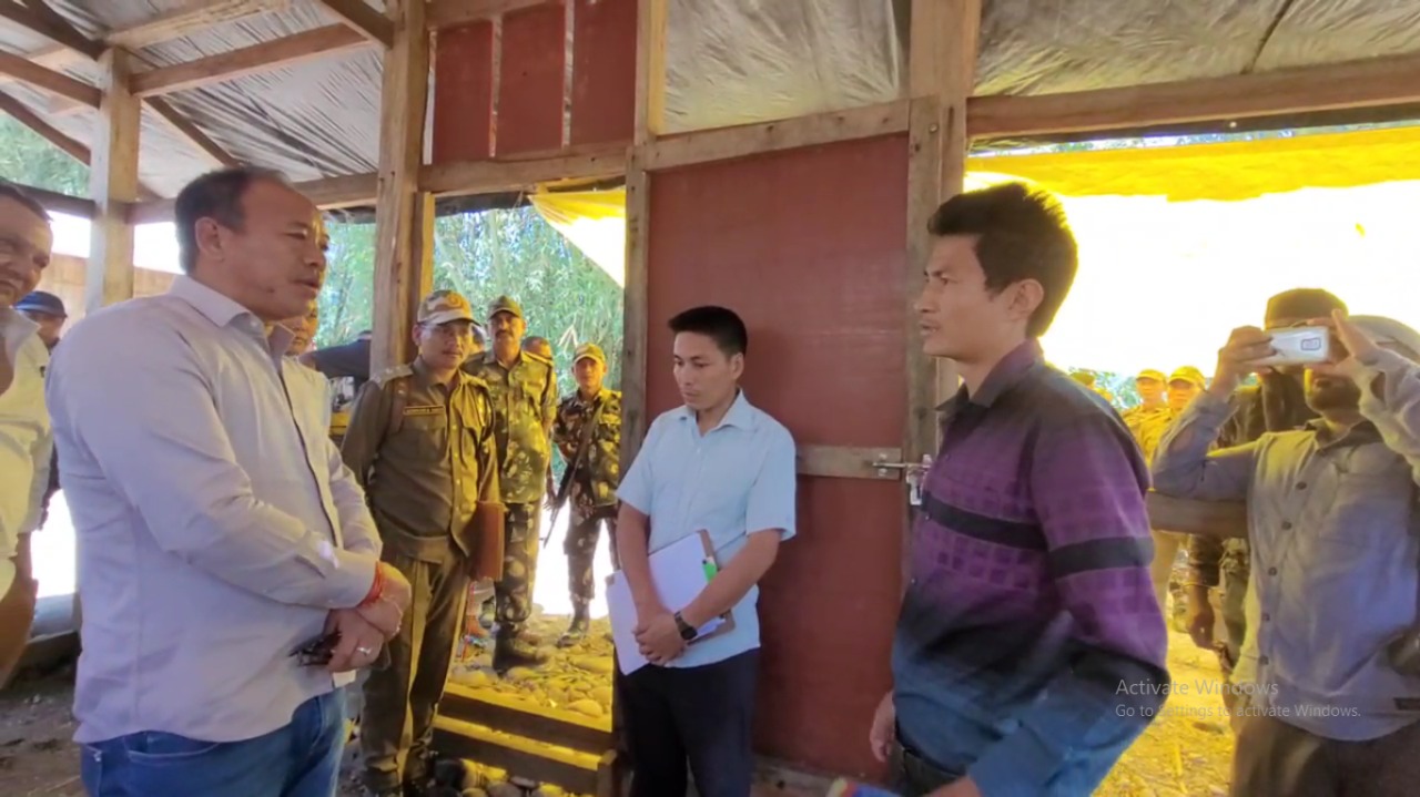 Minister Mama Natung inspects illegal encroachments inside Namdapha National Park