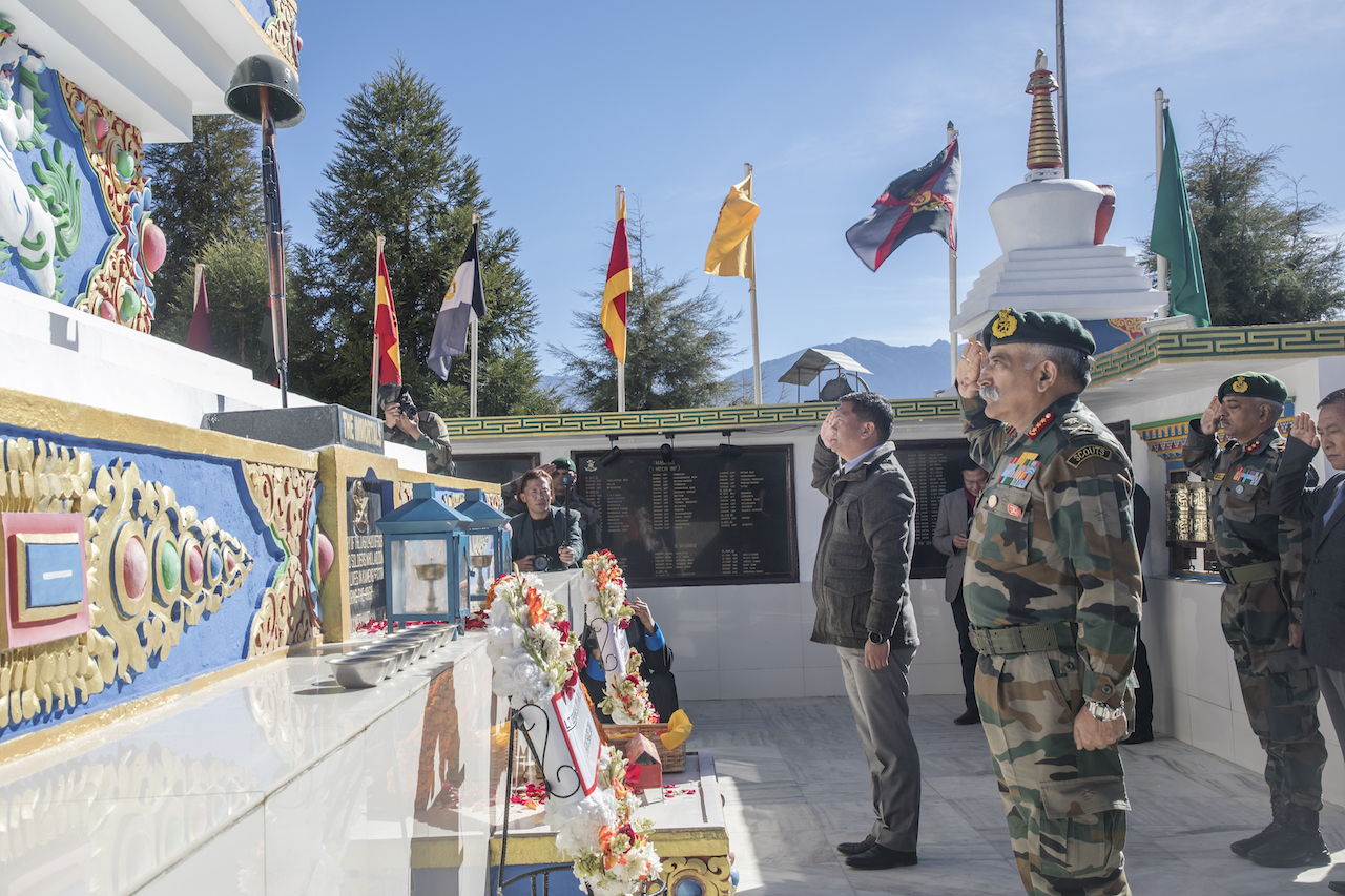 Chief Minister Pema Khandu dedicates renovated War Memorial to nation￼