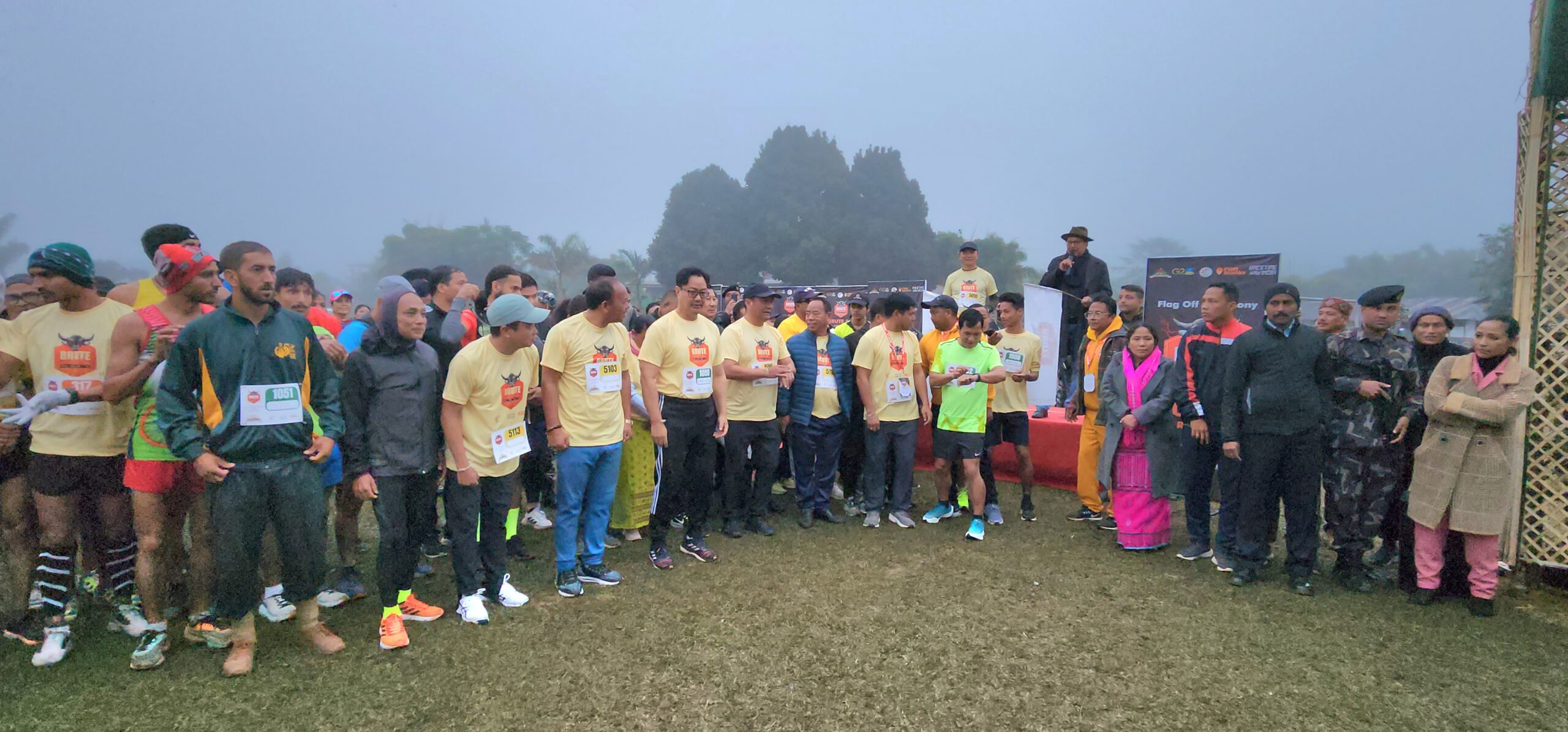 Deputy Chief Minister, Chowna Mein flags off BRUTE 2.0