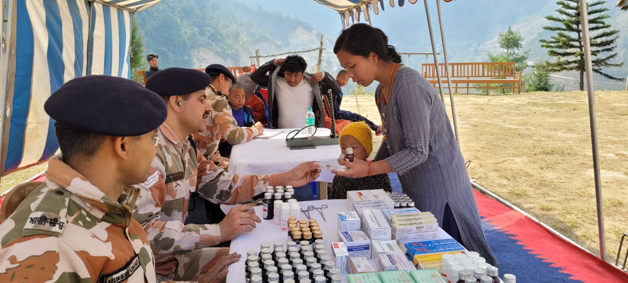 4 Bn ITBP organize Medical camp; installed  Solar Water Heater Plant under civic action programme