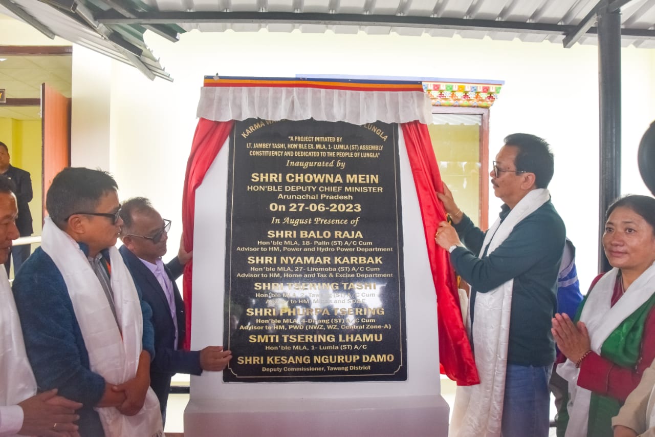 DCM inaugurates Karma Wangchu Convention Hall,T.G. Rinpoche Amphitheatre