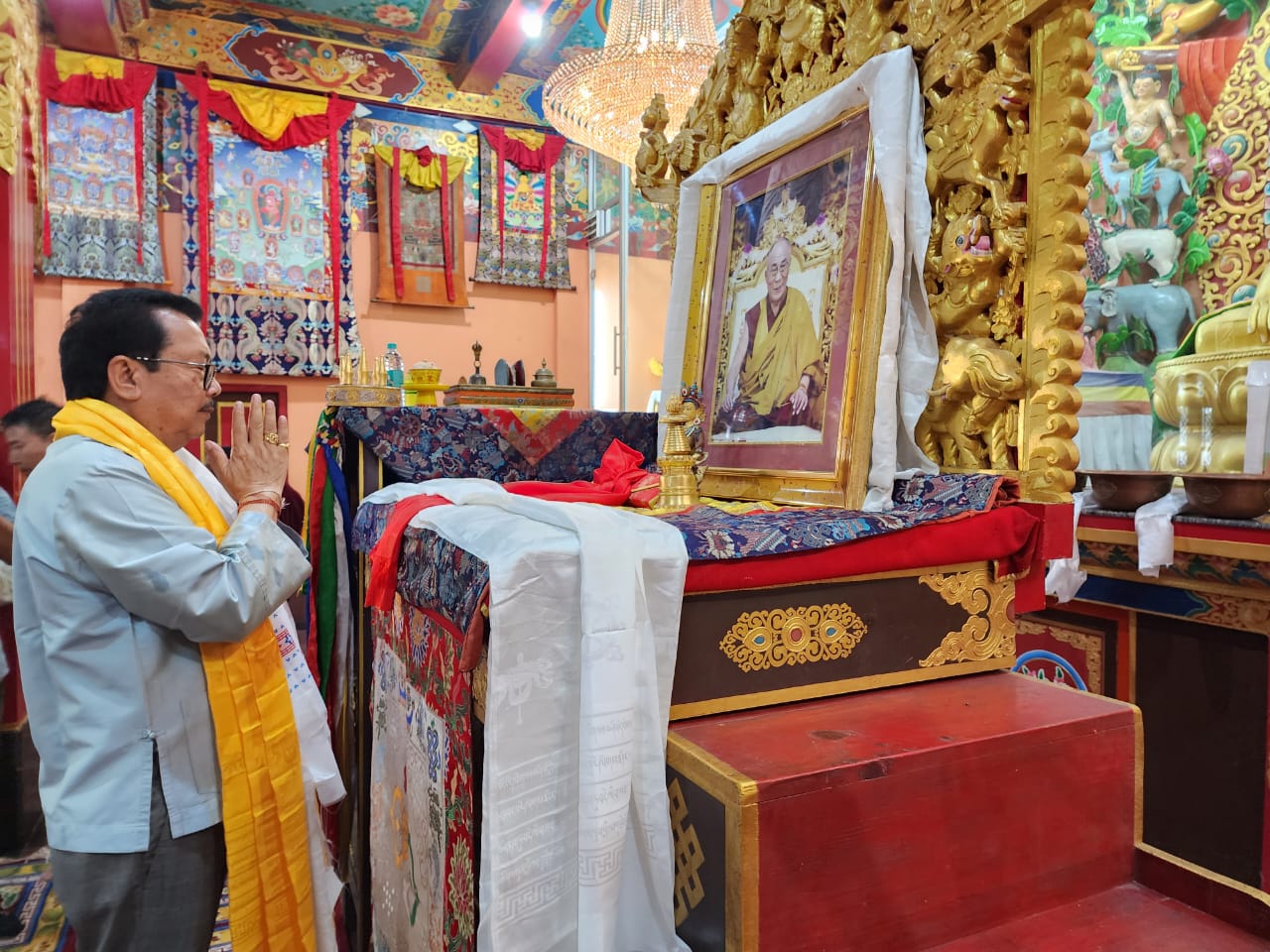 DCM Chowna Mein Joins Celebration of the 88th Birthday of His Holiness the 14th Dalai Lama