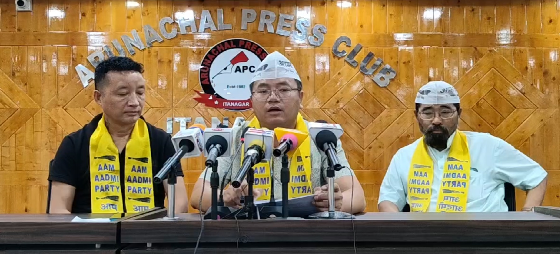 “AAP-Arunachal Unit Promises Free Electricity, Education, and Health Services; Vows to Repeal APUAPA