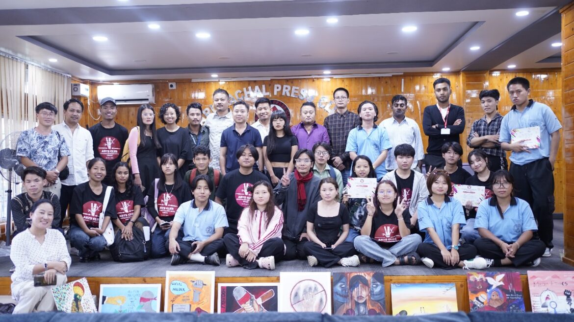 APC in collaboration with Arunachal Akademi of Fine Arts (AAFA) organise painting competition