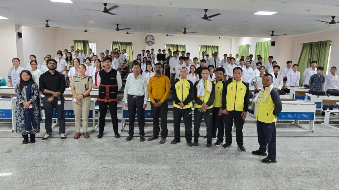 TRIHMS Hosts Self-Defence Awareness Programme for First-Year MBBS Students in Collaboration with Capital Police